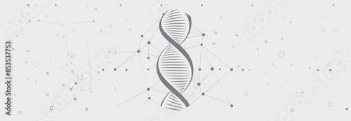 DNA Double Helix Graphic Design