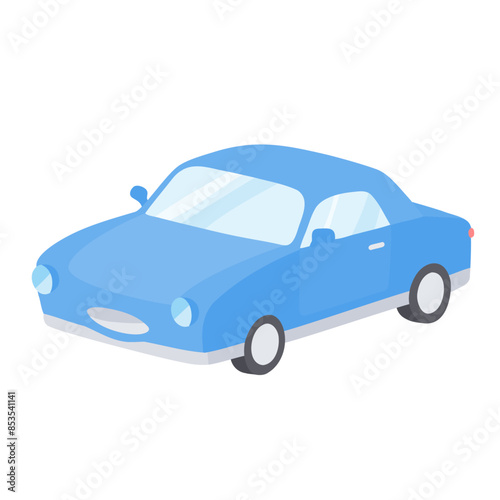 obj_02_sedan type car from above