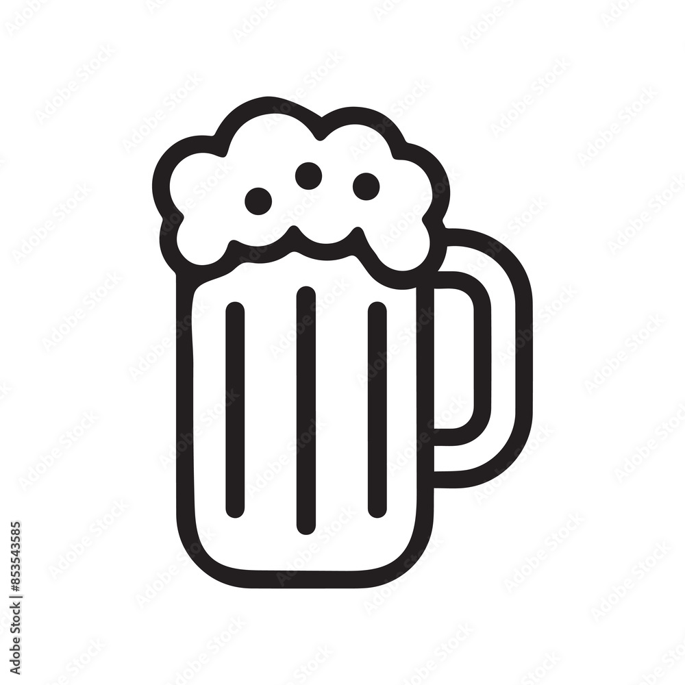 Beer glass cup icon fresh black menu design. Beer glass cup icon fresh black menu design.