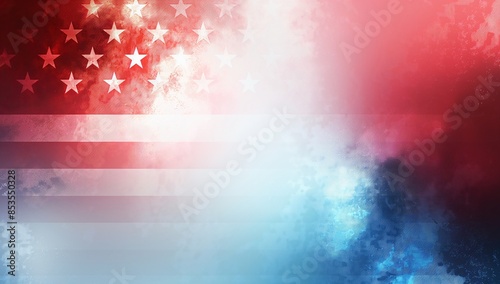 Digital background featuring an American flag Independence Day photo