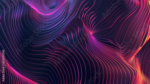 abstract lines background gradient in cyberpank style