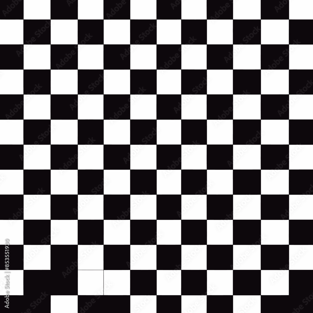 Black and White Checkered Pattern Black and White Checkered Pattern