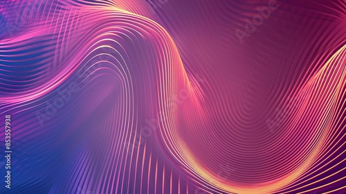 abstract lines background gradient in cyberpank style