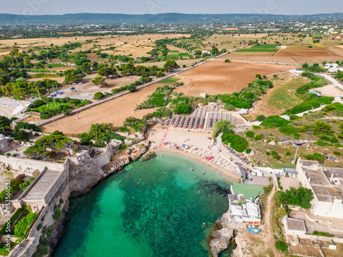 Obraz na plátně Spiaggia Porto Ghiacciolo, Monopoli, Bari, Puglia, Italia