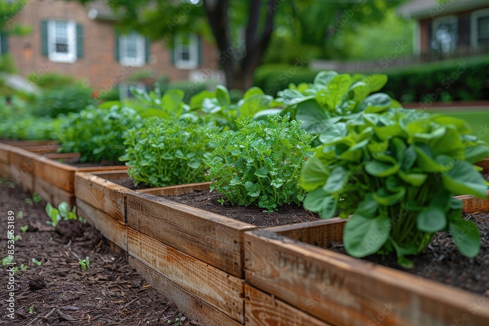 A community garden where residents are working together to grow fruits and vegetables. A community garden where residents are working together to grow fruits and vegetables.