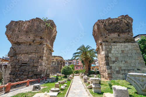 Scenic views of the St. Jean Church, which was one of the Seven Churches mentioned in the Book of Revelation was the city of Philadelphia, now known as Alaşehir. 