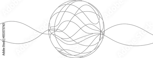 hand drawn illustration of circlr a hand drawn sketch