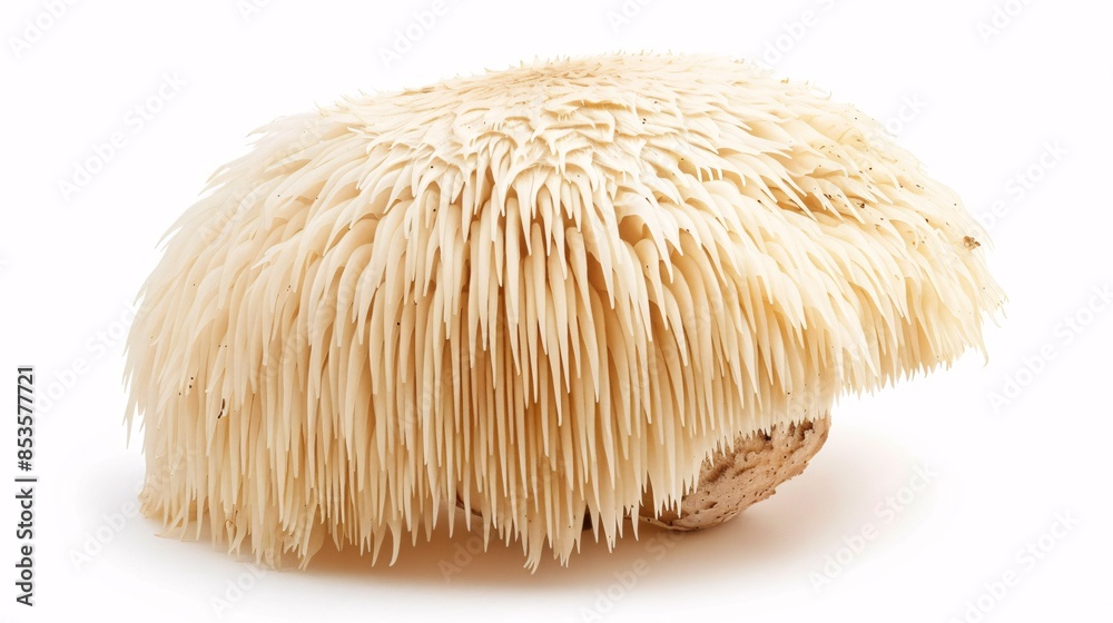 Fungi with a lion-like appearance, separated on a blank canvas. Fungi with a lion-like appearance, separated on a blank canvas.