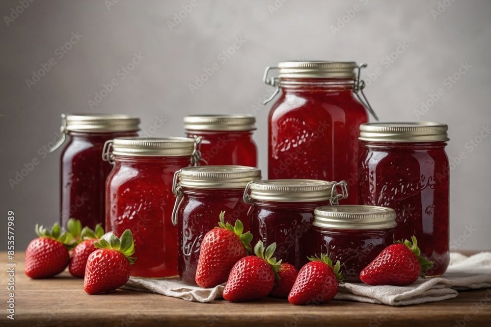 Strawberry Jam with Fresh Strawberries Strawberry Jam with Fresh Strawberries