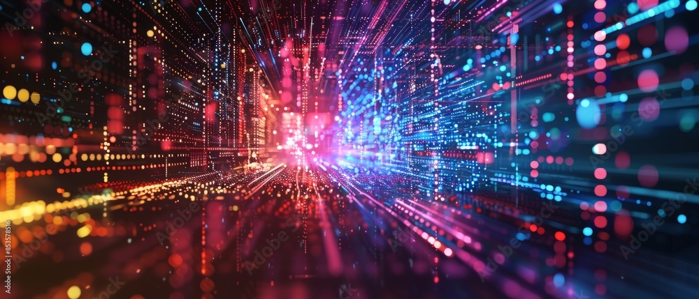 Modern Tech Abstract Background. Digital abstract background for business