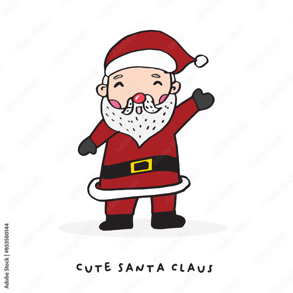 cute Santa Claus cartoon doodle cute Santa Claus cartoon doodle