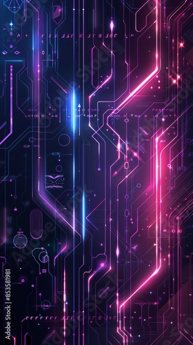 Modern Tech Abstract Background. Modern and digital background for business