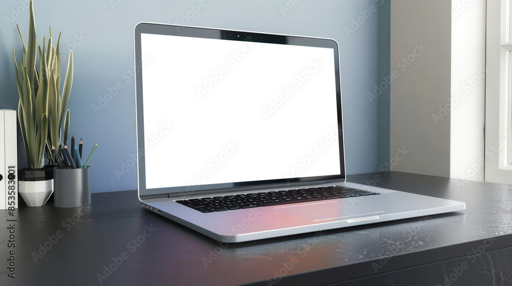 Fototapeta premium A professional looking at a laptop screen