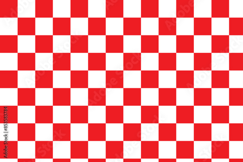 Amazing checker board, Chess board abstract, New checker abstract image, checkerboard backgrounds in red white colors. Groovy hippie chessboard pattern. Retro 60s 70s psychedelic design. Gingham vect