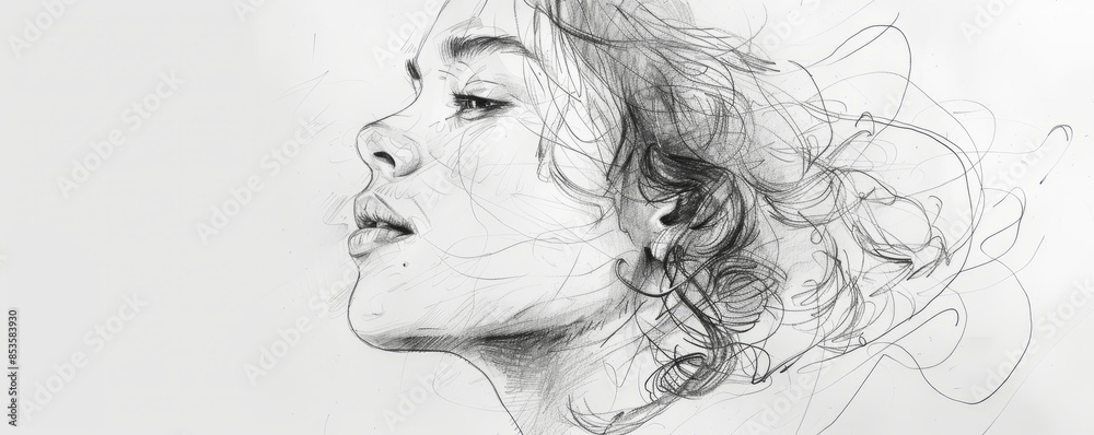 A line drawing that captures the essence of a subject with simple strokes. A line drawing that captures the essence of a subject with simple strokes.