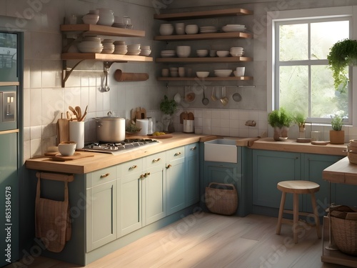 Cozy Kitchen Room Inspiration Photography Art