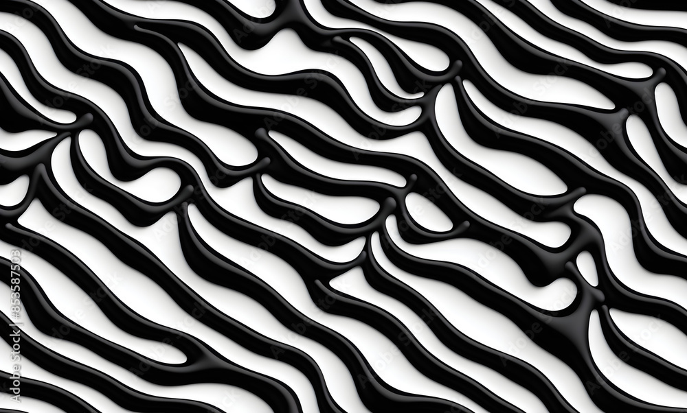 Black and white pattern. Abstract seamless pattern. AI generated. Black and white pattern. Abstract seamless pattern. AI generated.