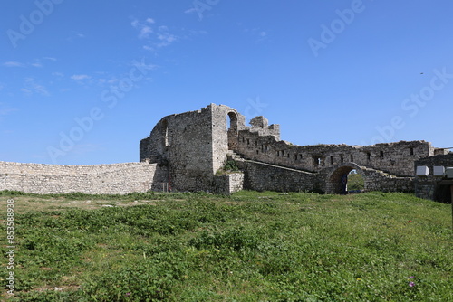 Ruins of the Kalaja fortress in the Albanian city of Berat photo