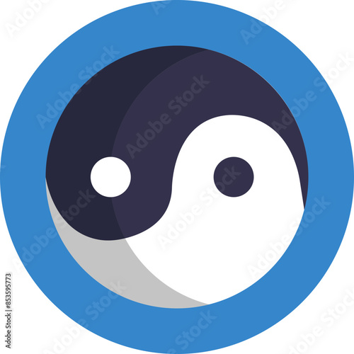 The Yin Yang symbol represents the balance of opposites in the universe, such as light and dark, feminine and masculine, and is central to Taoist philosophy.