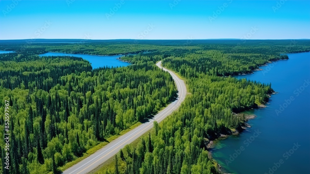 landscape with lake landscape with lake