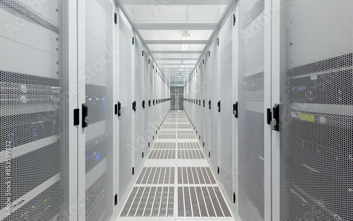 Server room at data center