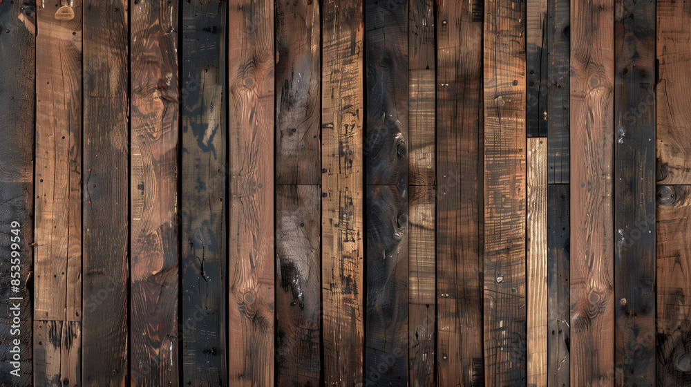 Rustic wooden planks forming a textured background with vertical pattern Rustic wooden planks forming a textured background with vertical pattern