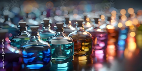 Magical and Fantasy-Themed Design Projects Featuring Potion Bottles. Concept Fantasy Theme, Potion Bottles, Magical Designs, Creative Projects photo