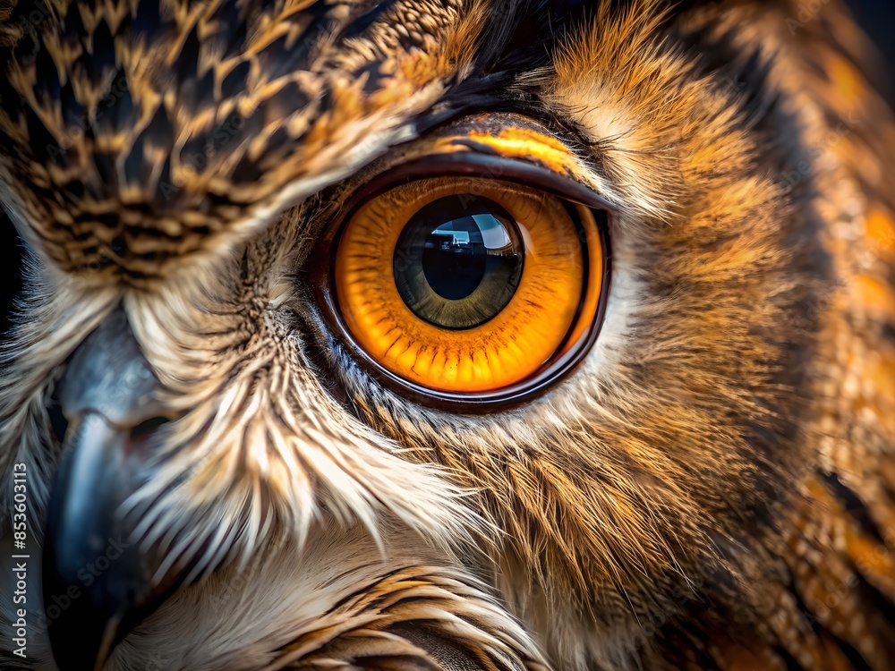 The Eye Of An Owl Is A Marvel Of Nature, With Its Ability To See In The Dark And Its Incredible Field Of Vision. The Eye Of An Owl Is A Marvel Of Nature, With Its Ability To See In The Dark And Its Incredible Field Of Vision.