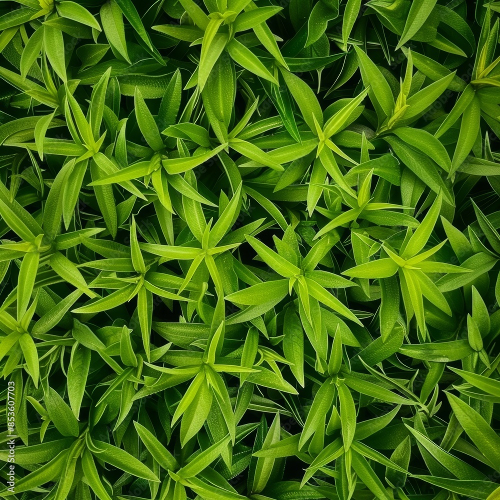 Fototapeta premium Tarragon texture background, estragon leaf banner, Artemisia dracunculus pattern, fresh herbal leaves