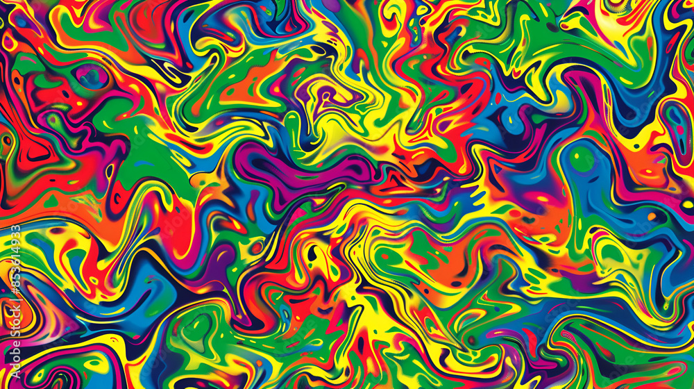 Abstract retro psychedelic colorful oil painting background. Paint texture. Abstract retro psychedelic colorful oil painting background. Paint texture.