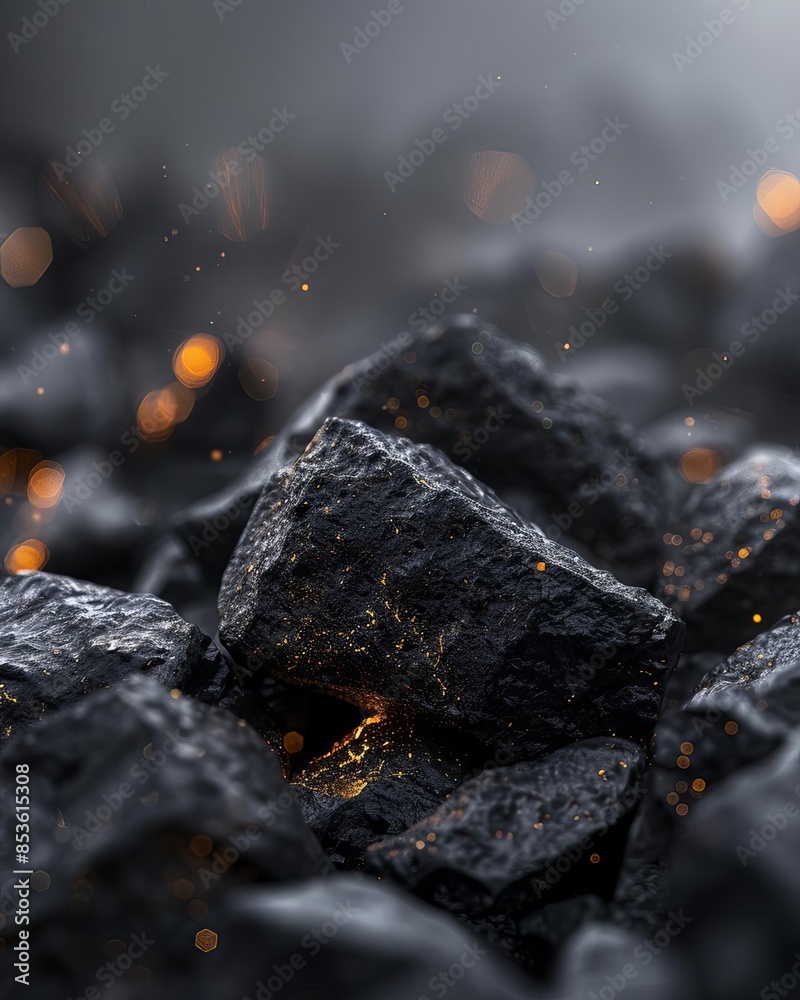 backdrop for product shots with elements of black rocks and gold backdrop for product shots with elements of black rocks and gold