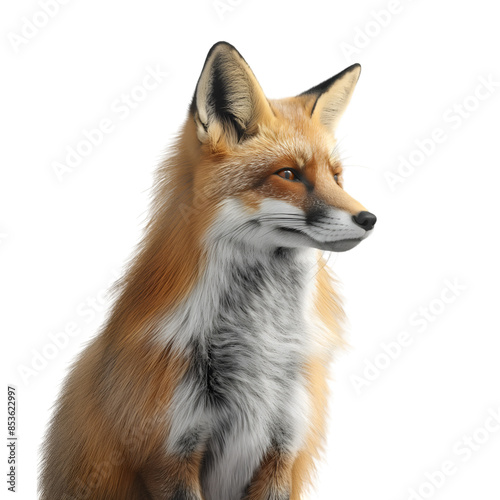 Wallpaper Mural Fox on transparent background Torontodigital.ca
