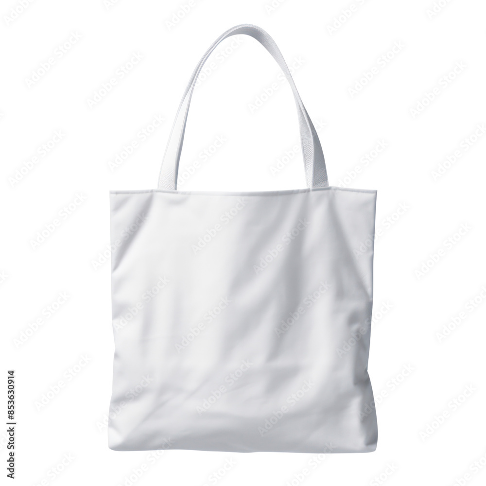 cotton eco bag white mock up color cut out background cotton eco bag white mock up color cut out background