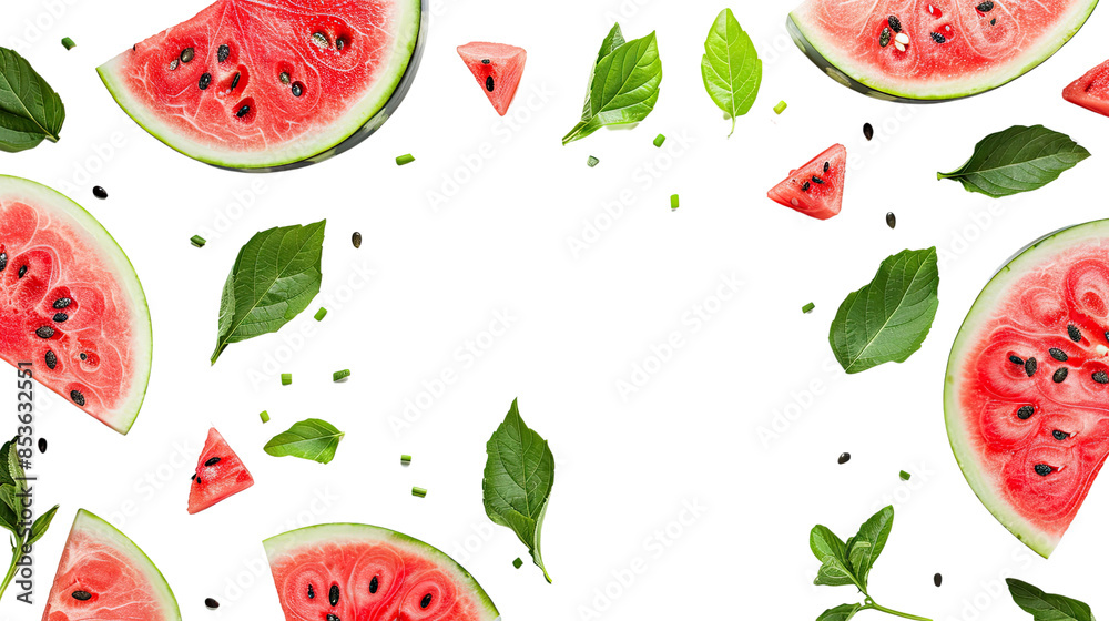 Watermelon on a transparent background Watermelon on a transparent background
