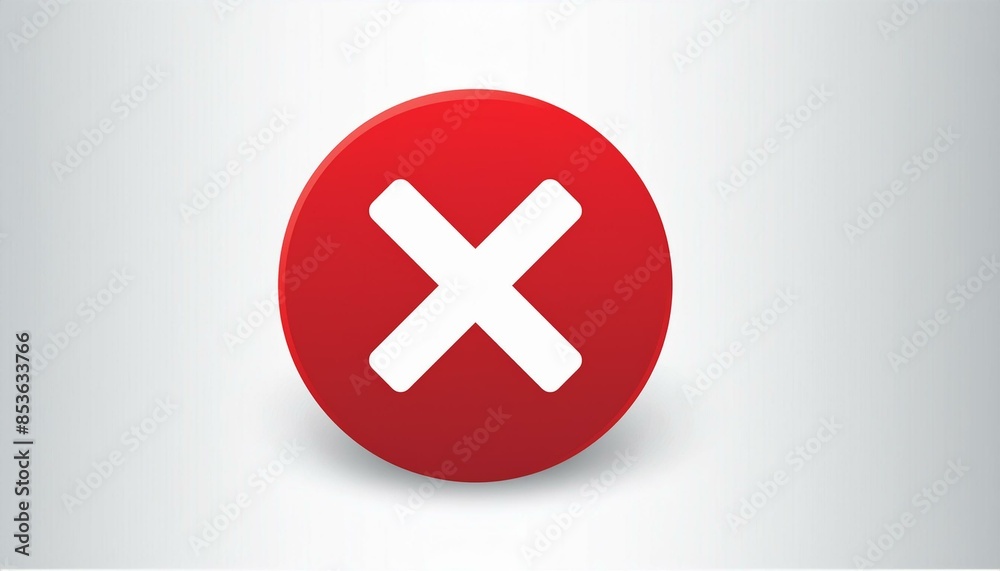 Obraz premium バツ印のアイコン