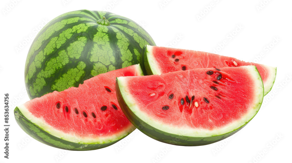 Watermelon on a transparent background Watermelon on a transparent background