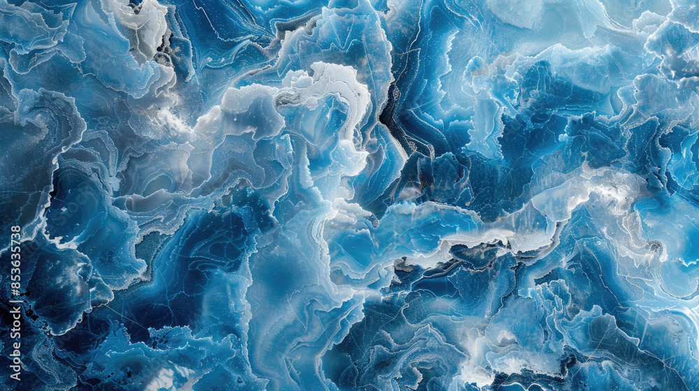 Blue Marble Texture Background with Vibrant Shades Blue Marble Texture Background with Vibrant Shades