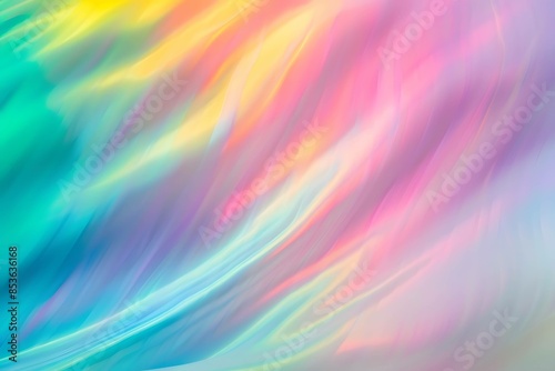 Blurred colored abstract transitions of iridescent colors background