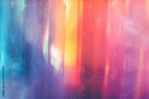 Blurred colored abstract transitions of iridescent colors background