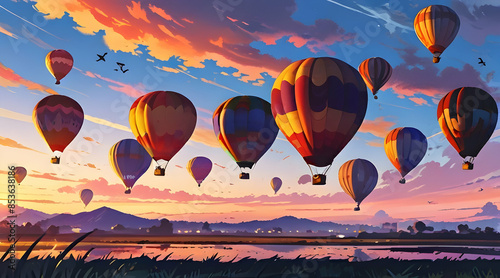 hot air balloon