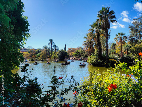 Canvas Print Barcelona, Spain