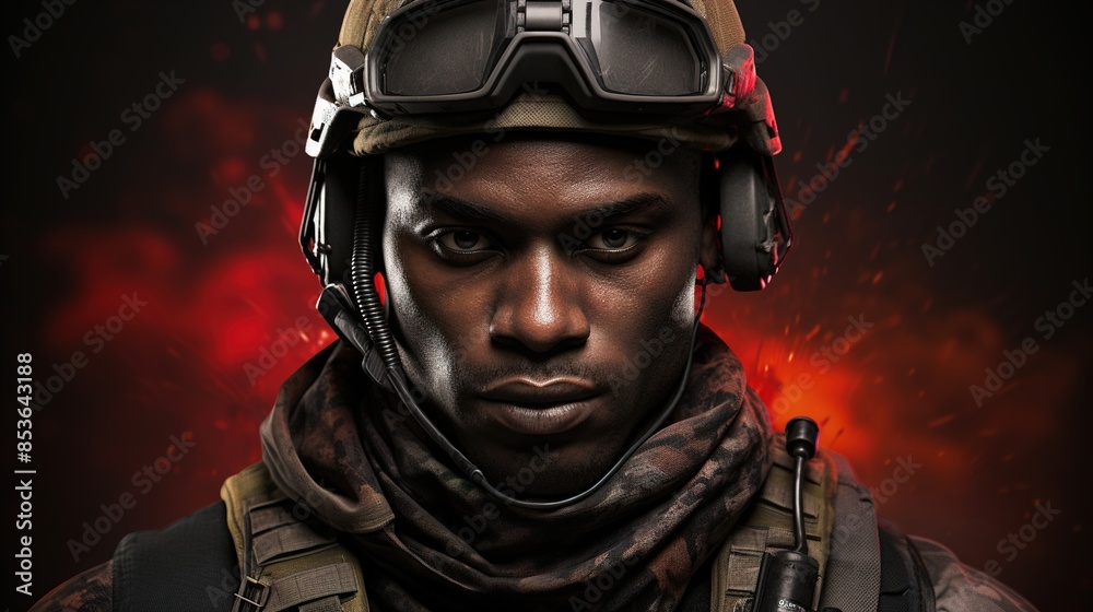 portrait of a soldier portrait of a soldier