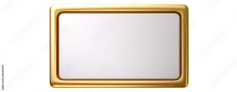 Gold rectangle circle round shape clip art frame cut out white center Gold rectangle circle round shape clip art frame cut out white center