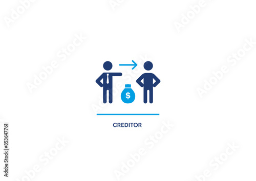 Credit icon in vector eps 10.