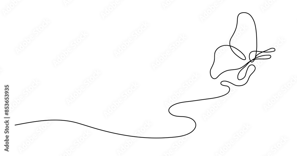 abstract, trendy butterfly, linear pattern. a fashionable illustration in the style of minimalism. an element isolated on a white background. for print, banner, business idea. the style is one line. abstract, trendy butterfly, linear pattern. a fashionable illustration in the style of minimalism. an element isolated on a white background. for print, banner, business idea. the style is one line.