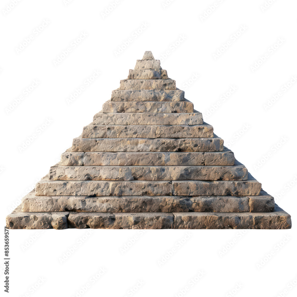 pyramid cut out transparent background side view. pyramid cut out transparent background side view.