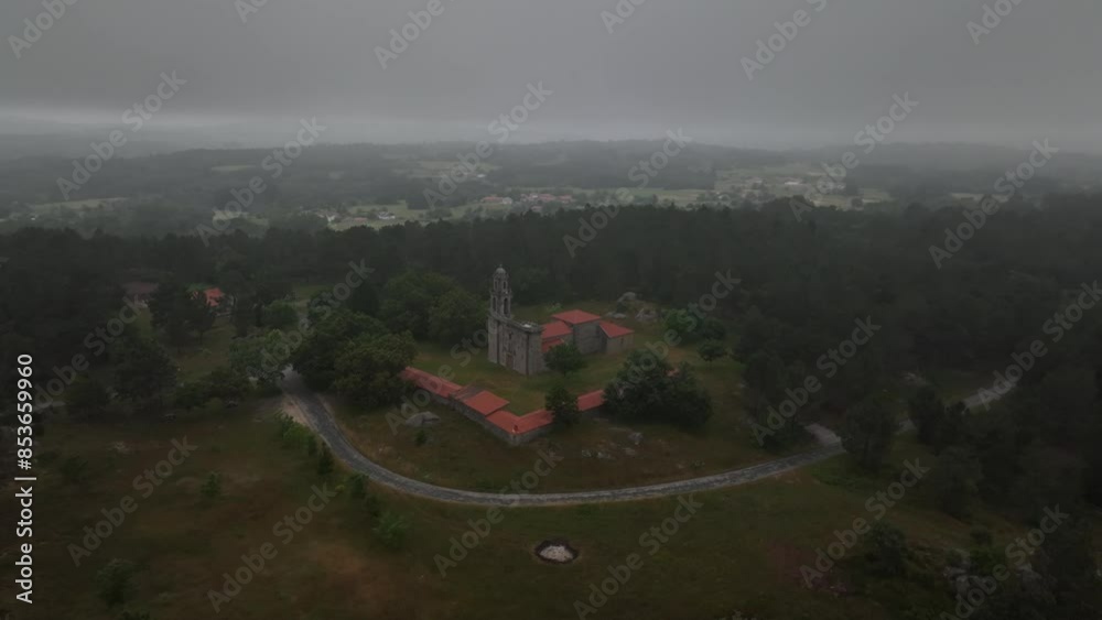 Santuario Nuestra Señora de Caldeiras en Sober Lugo