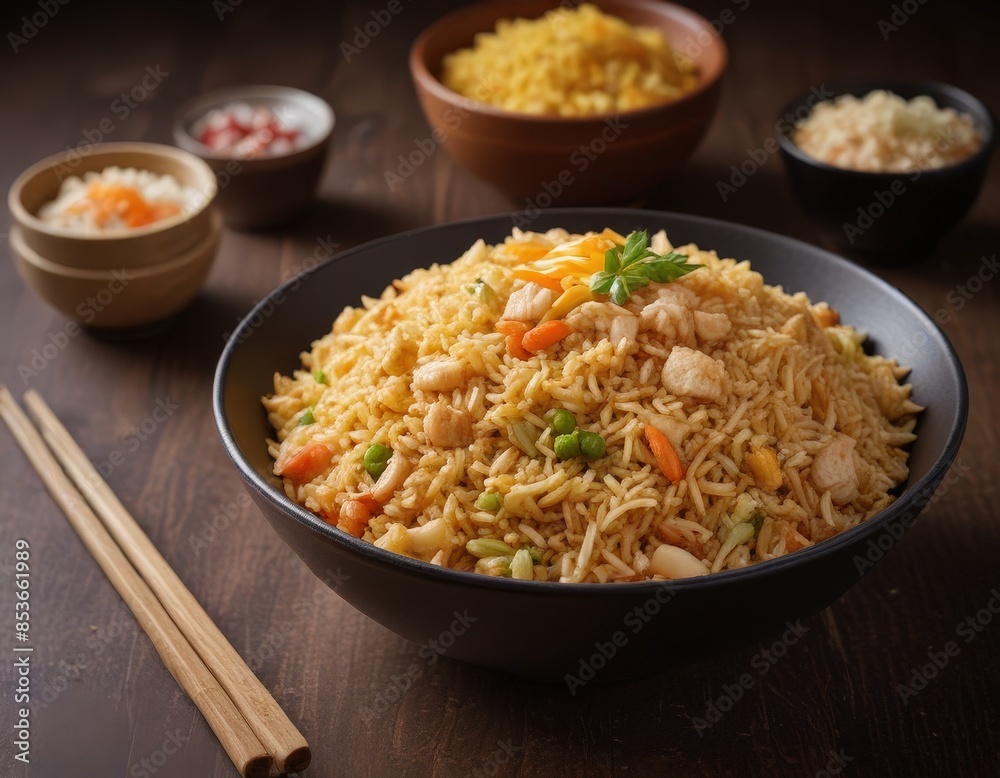 rice with chicken rice with chicken