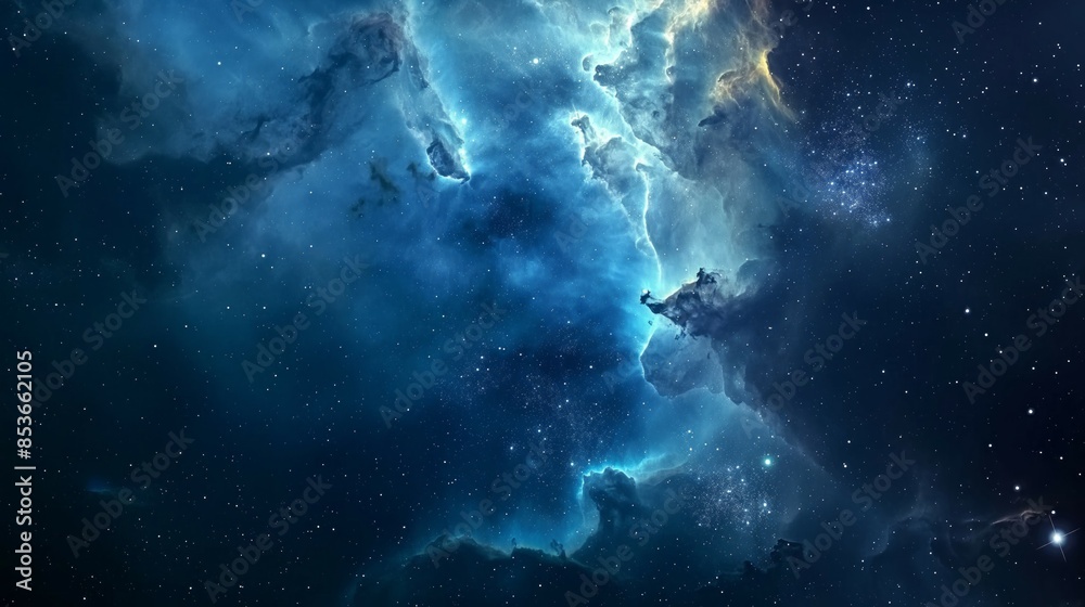 Obraz premium Nebula in deep space