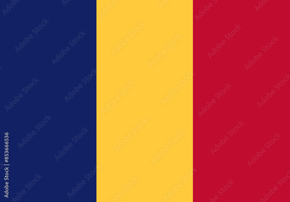 Chad flag illustrator country flags Chad flag illustrator country flags